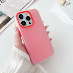 Dual Silicone Piel Durazno Case
