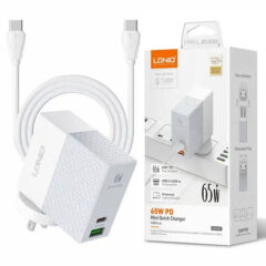 Cargador Macbooks y Celulares Type C+A 65W